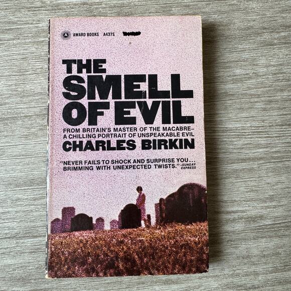 Other - The Smell of Evil Charles Birkin 80s/90s Horror Paperback Book Novel 1969